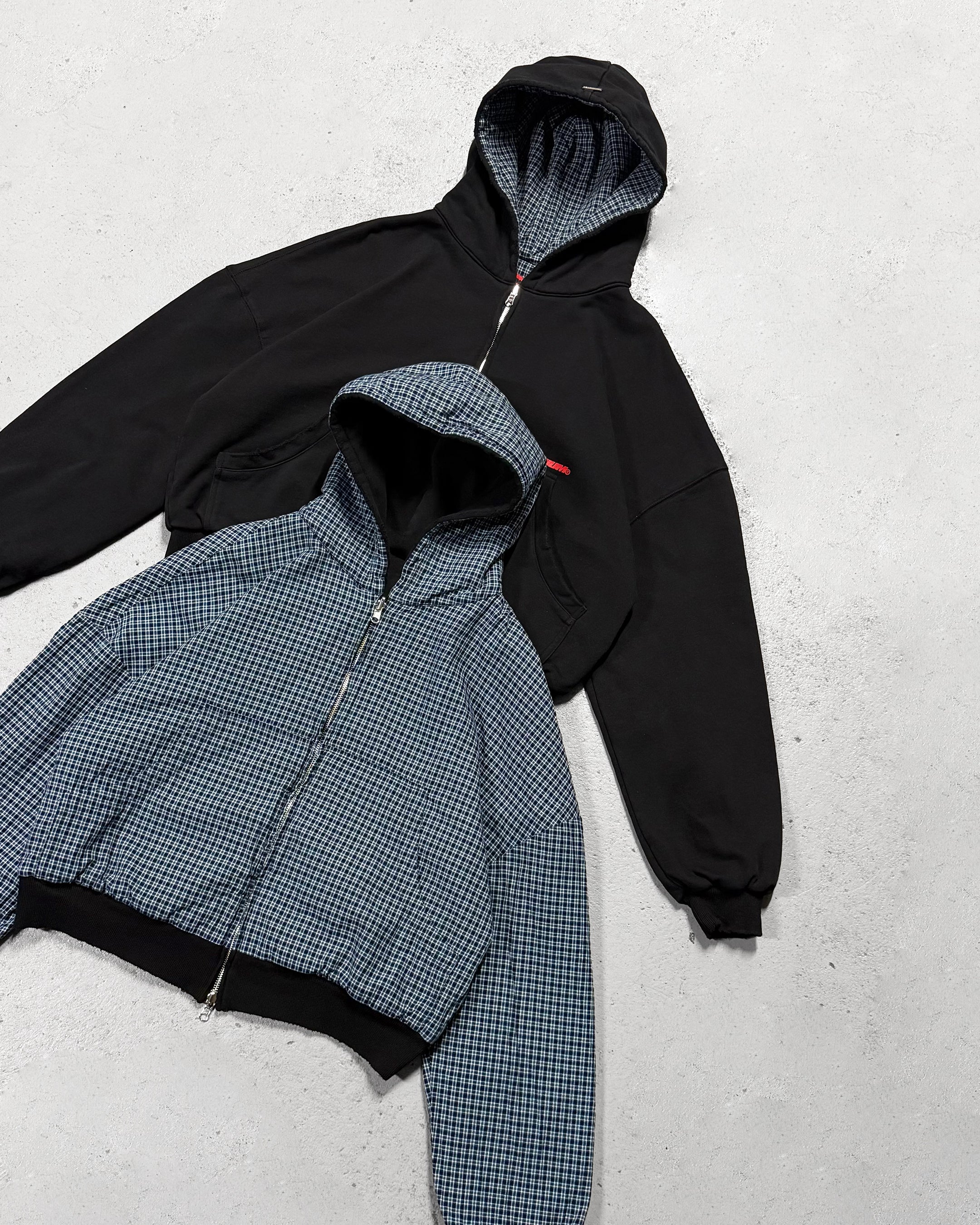 UNIFORM Reversible Hoodie (Black)