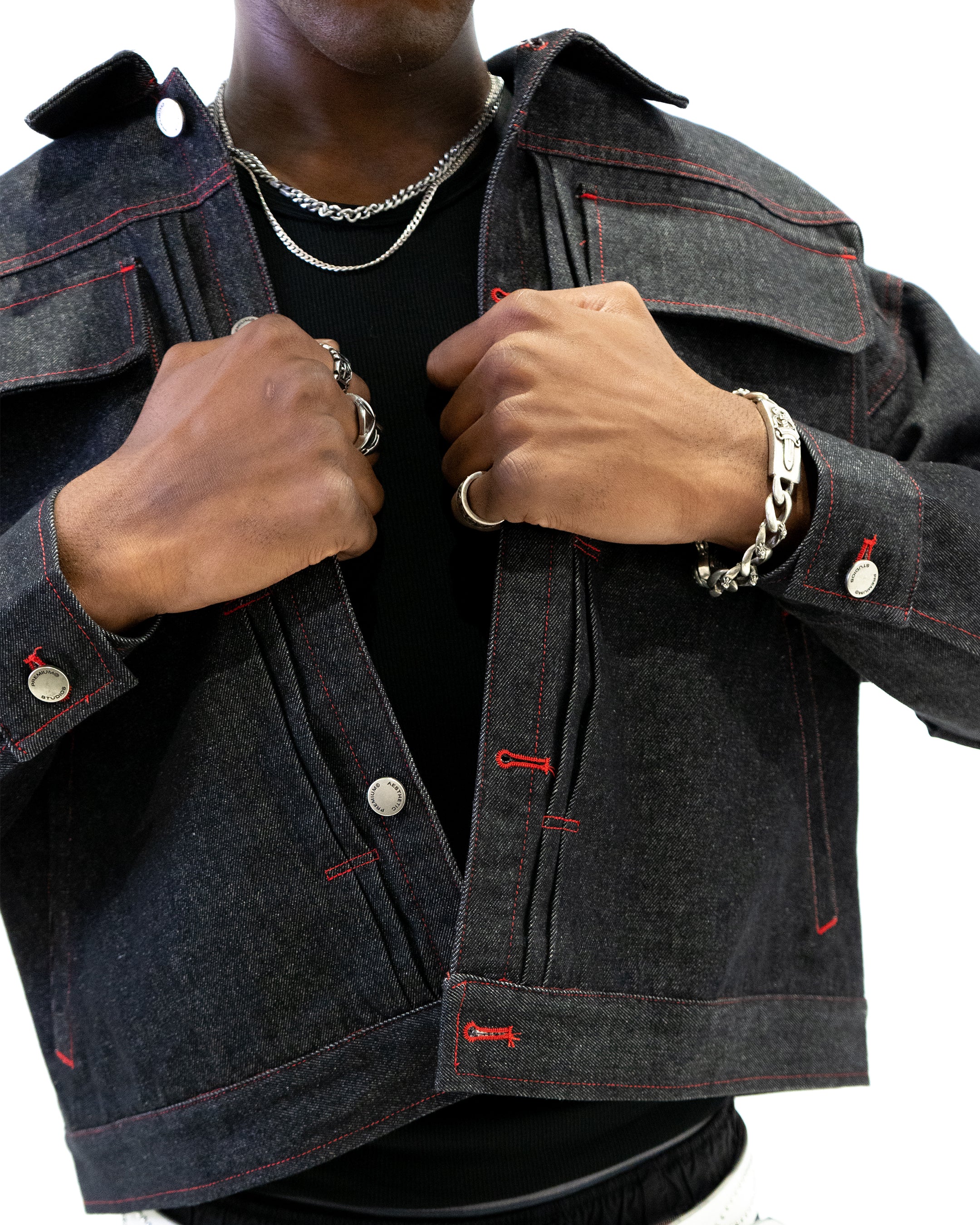 SHIBUYA Raw Denim Jacket (Carbon)