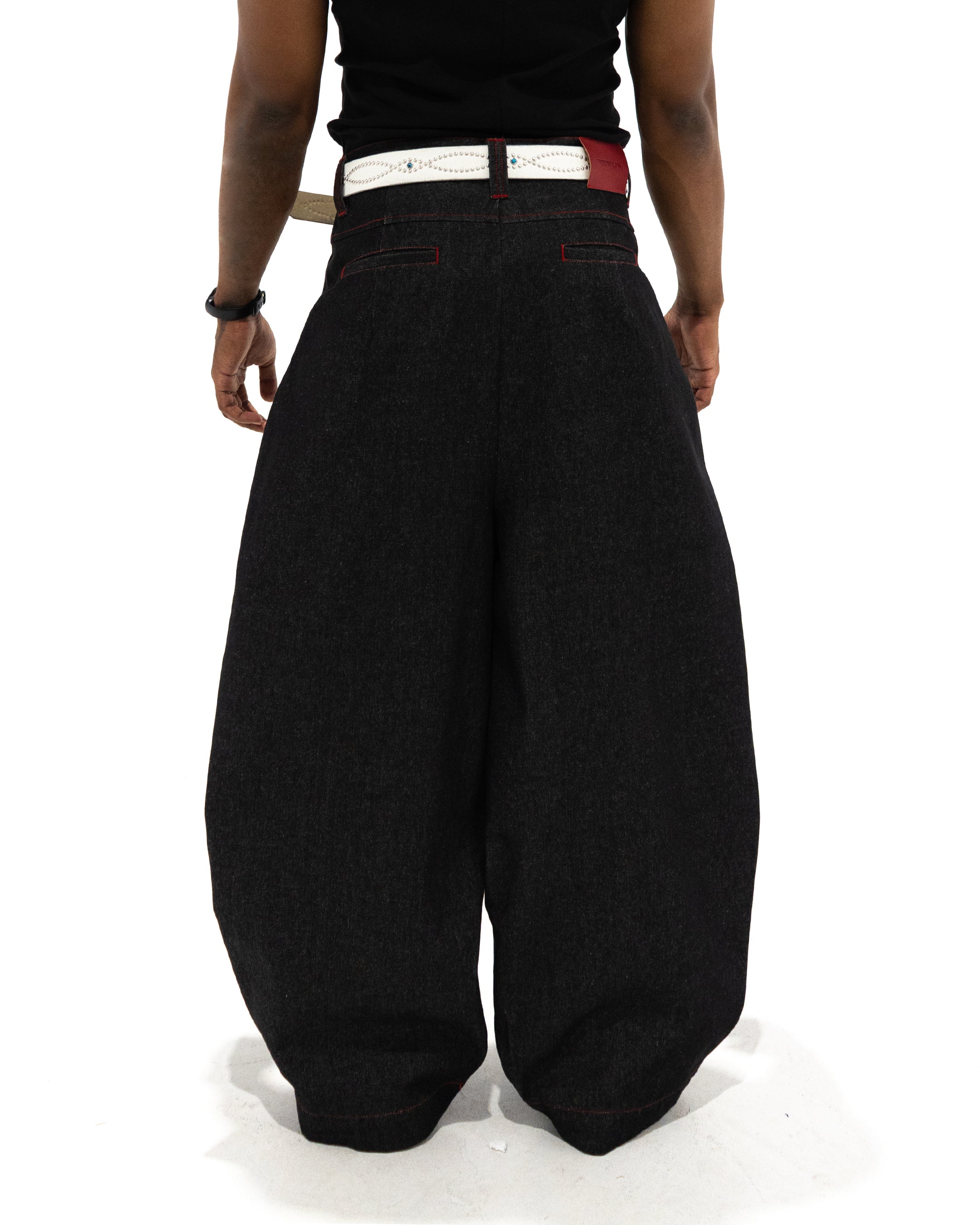 SHIBUYA Pleated Raw Denim (Carbon)