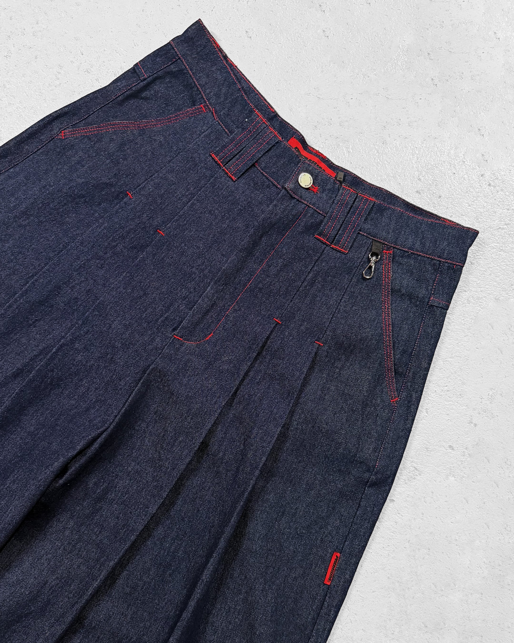 SHIBUYA Pleated Raw Denim (Indigo)
