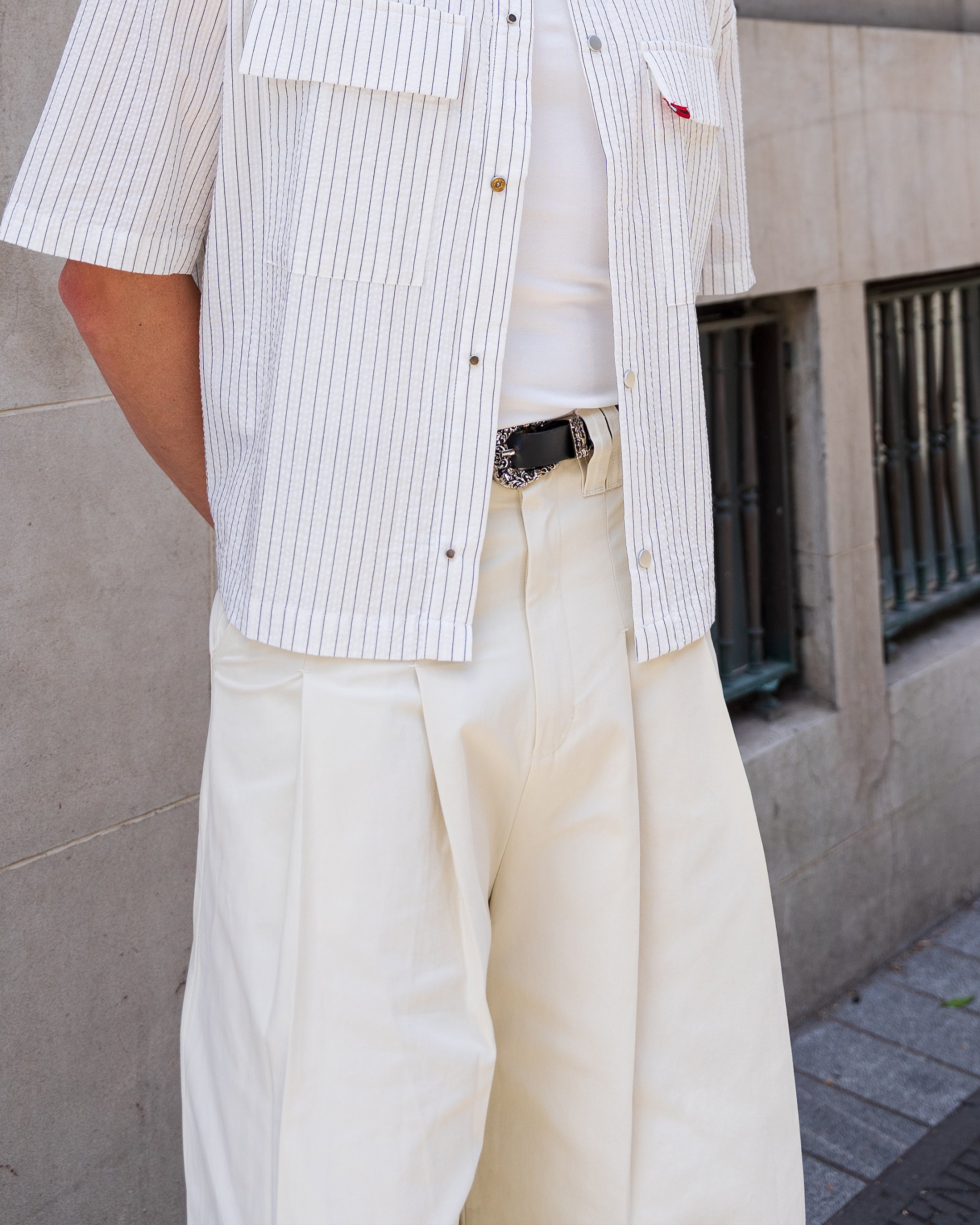 SHIBUYA Pleated Short (Cream)