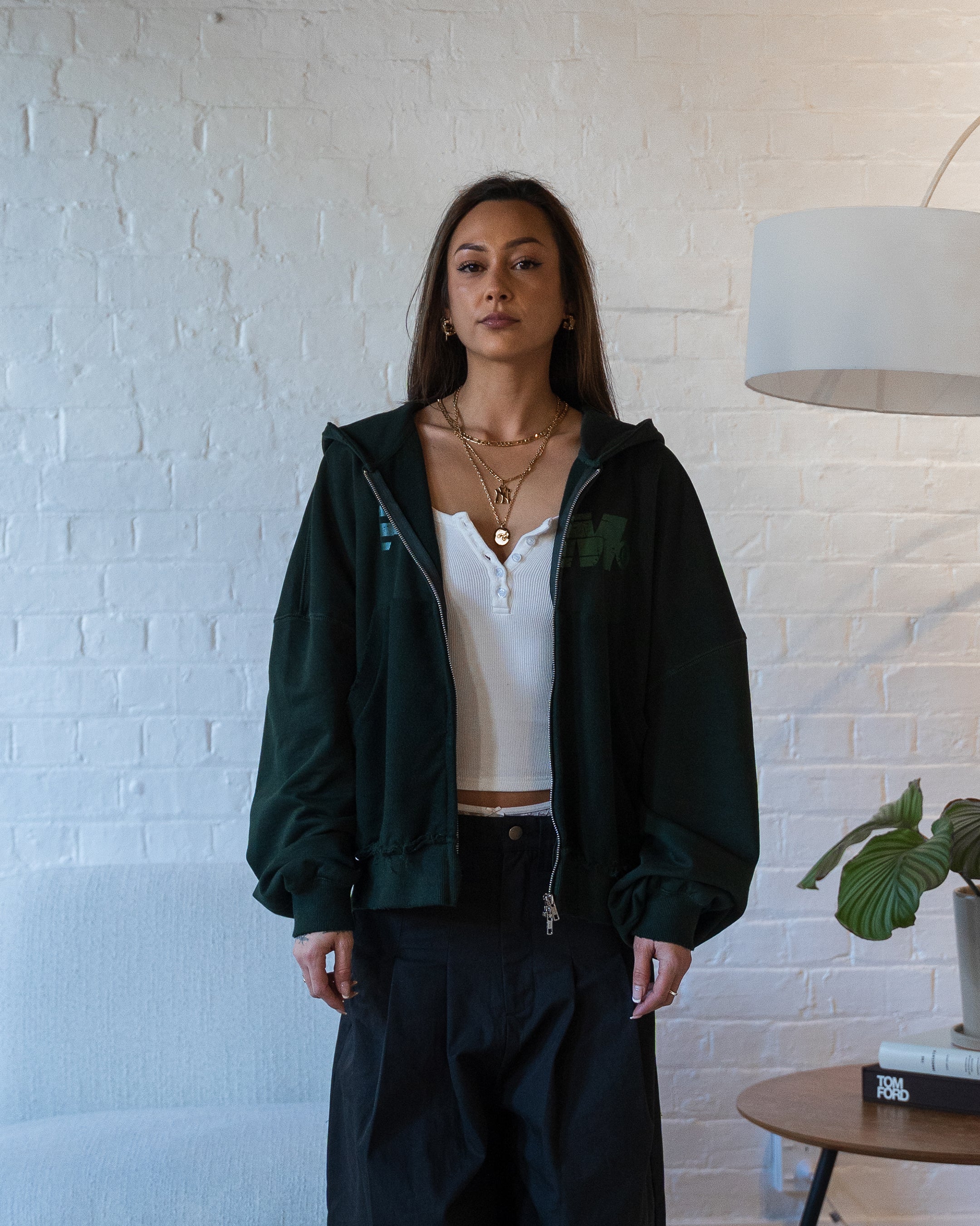 ATHLETICA Dual-Zip Hoodie (Forest)