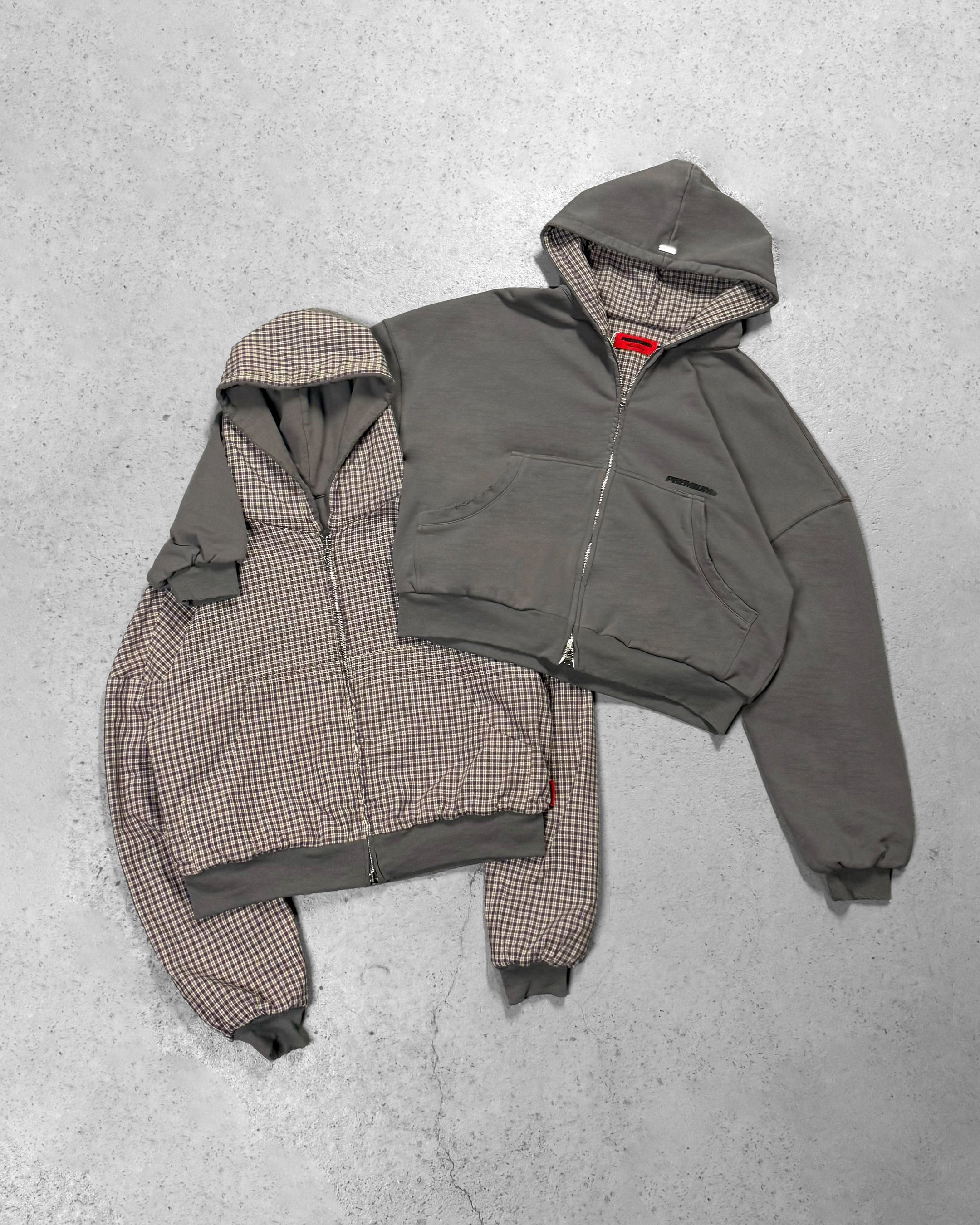 UNIFORM Reversible Hoodie (Concrete)