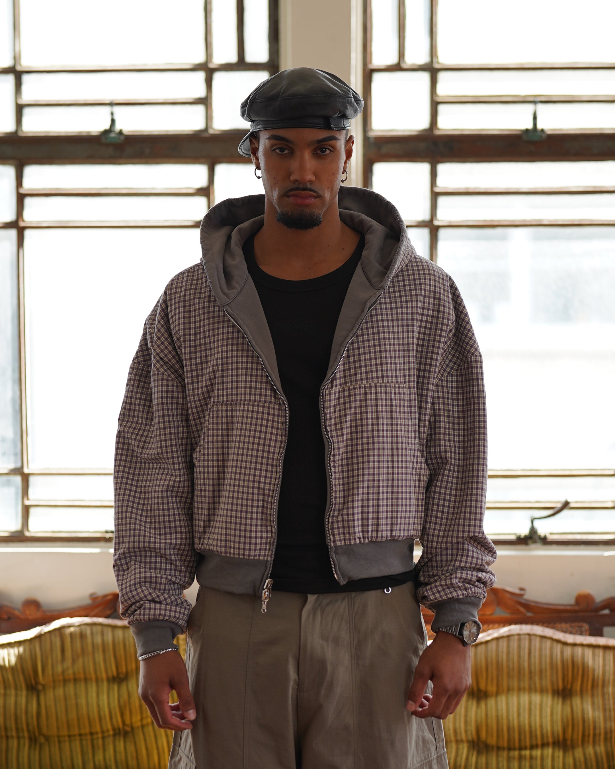 UNIFORM Reversible Hoodie (Concrete)