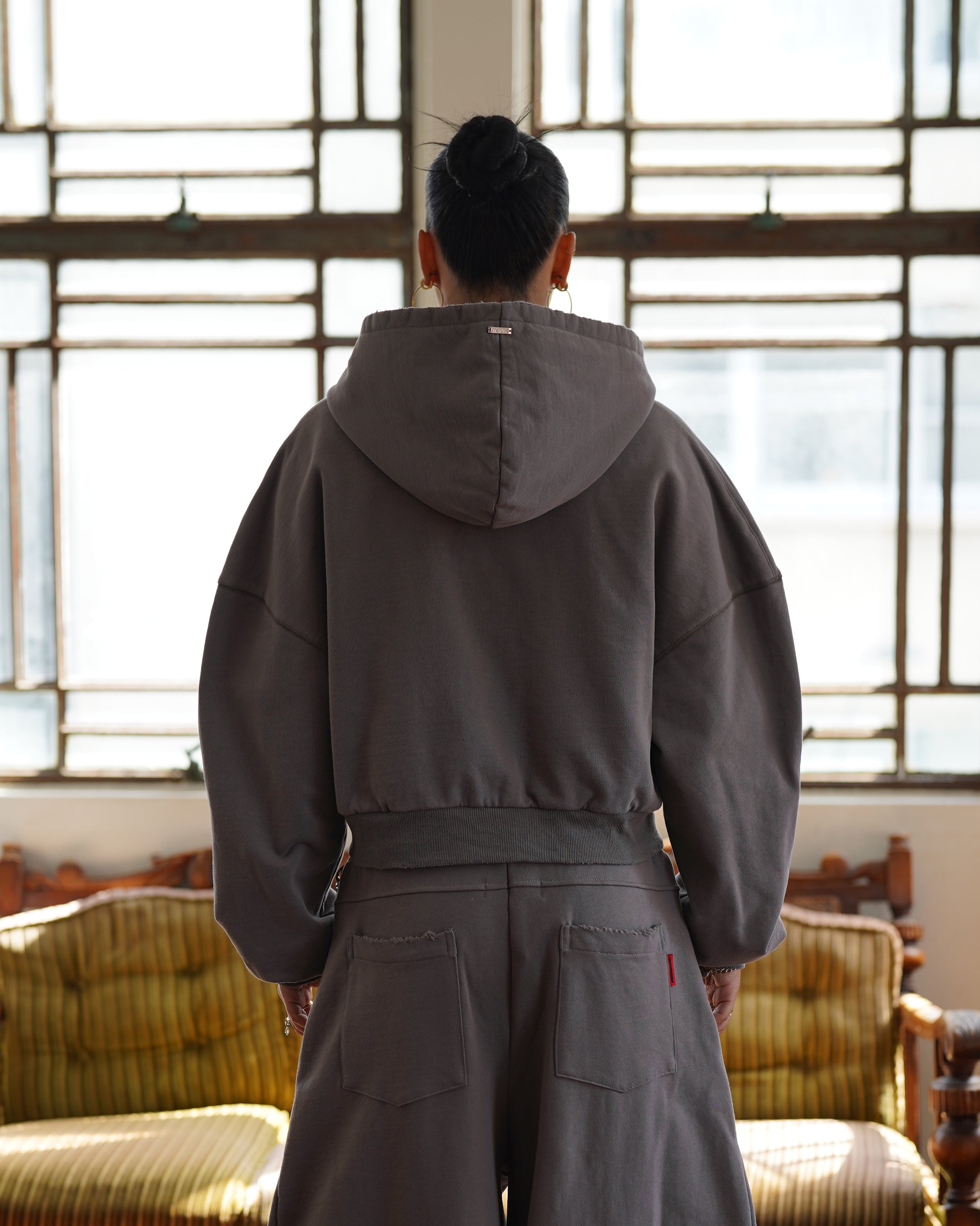 UNIFORM Reversible Hoodie (Concrete)