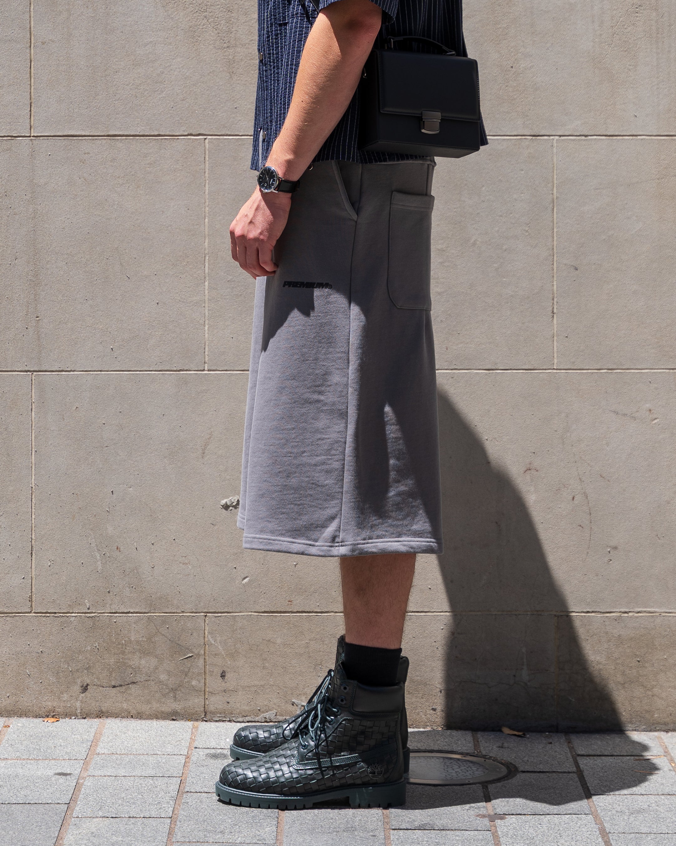 UNIFORM Sweat Short (Concrete)