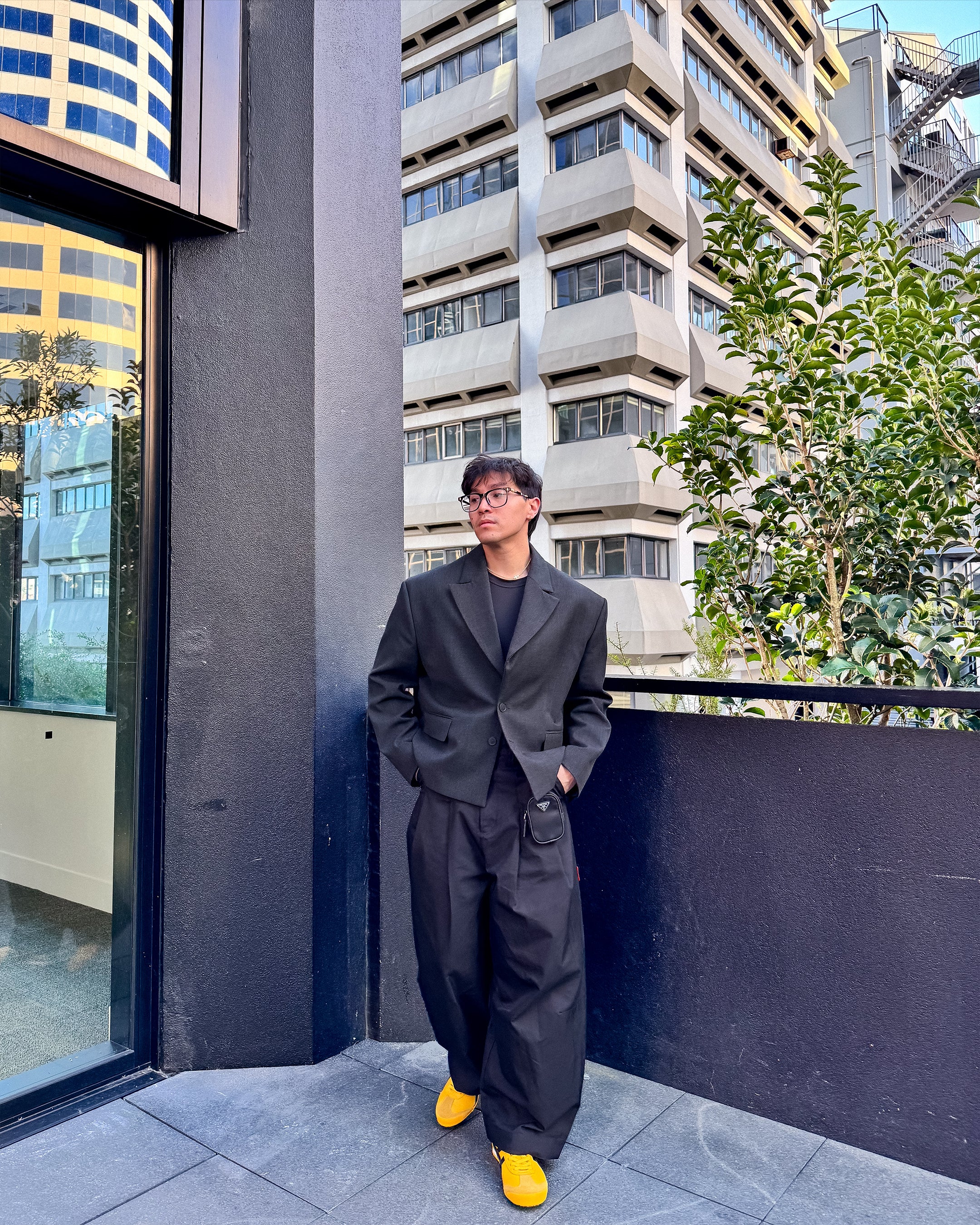 SHIBUYA Pleated Trouser (Black)