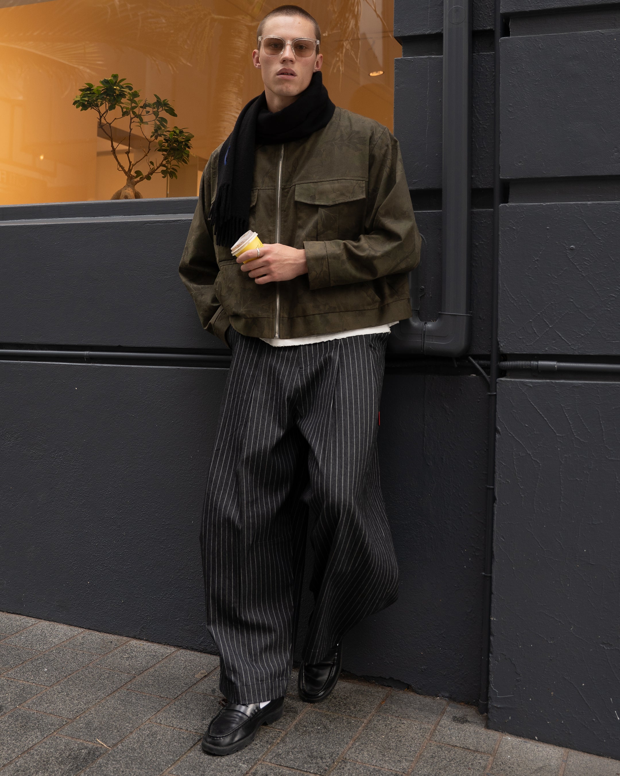 SHIBUYA Pleated Denim (Pinstripe)