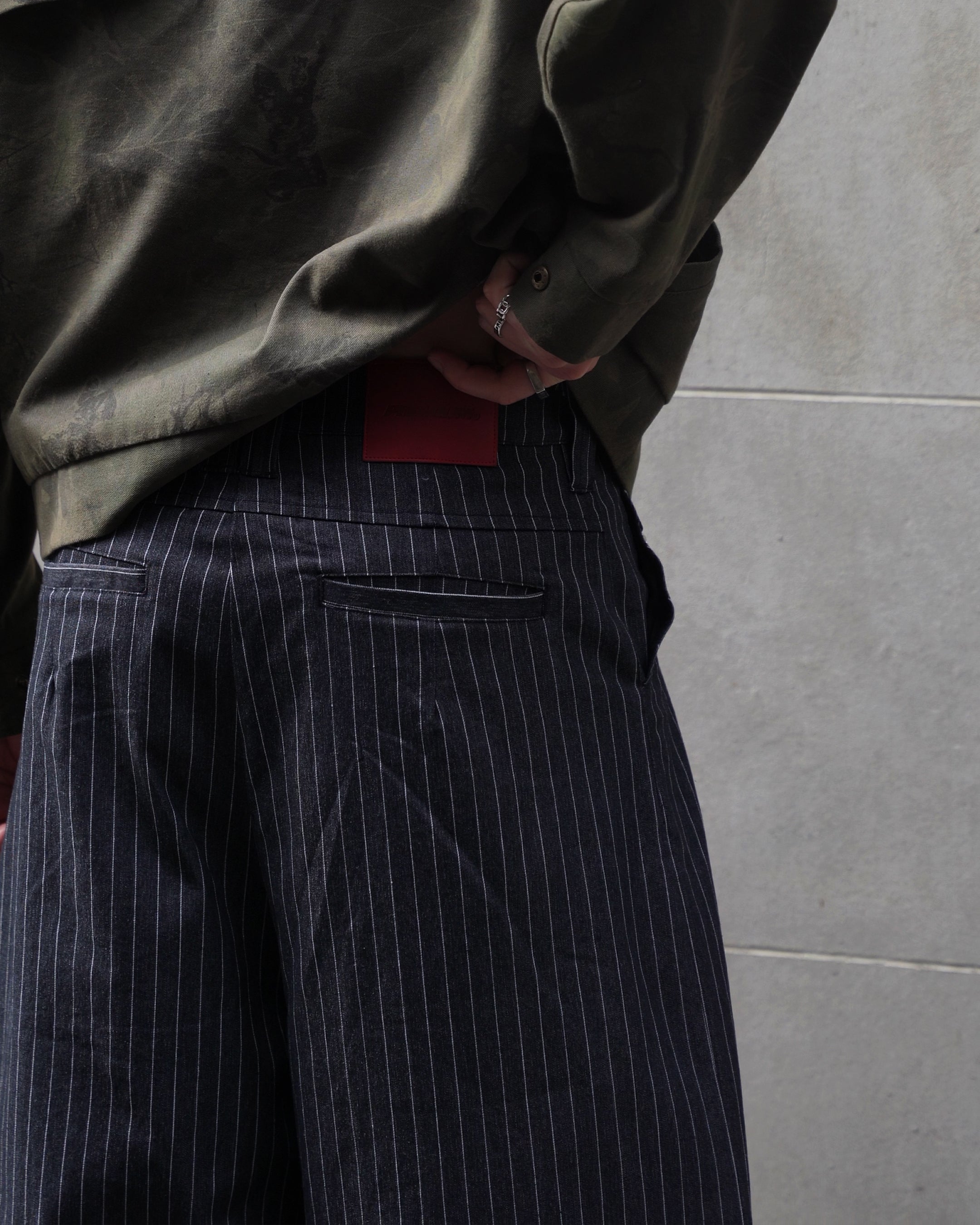 SHIBUYA Pleated Denim (Pinstripe)