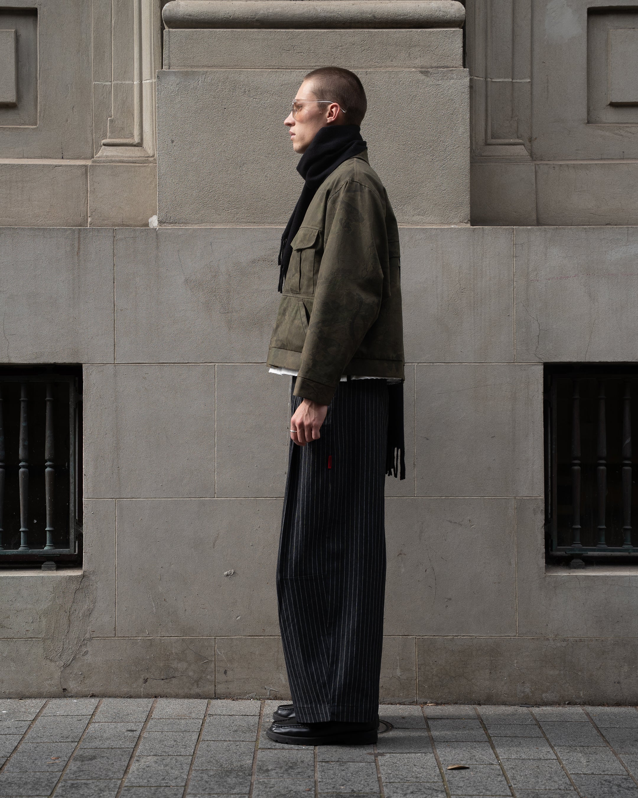 SHIBUYA Pleated Denim (Pinstripe)