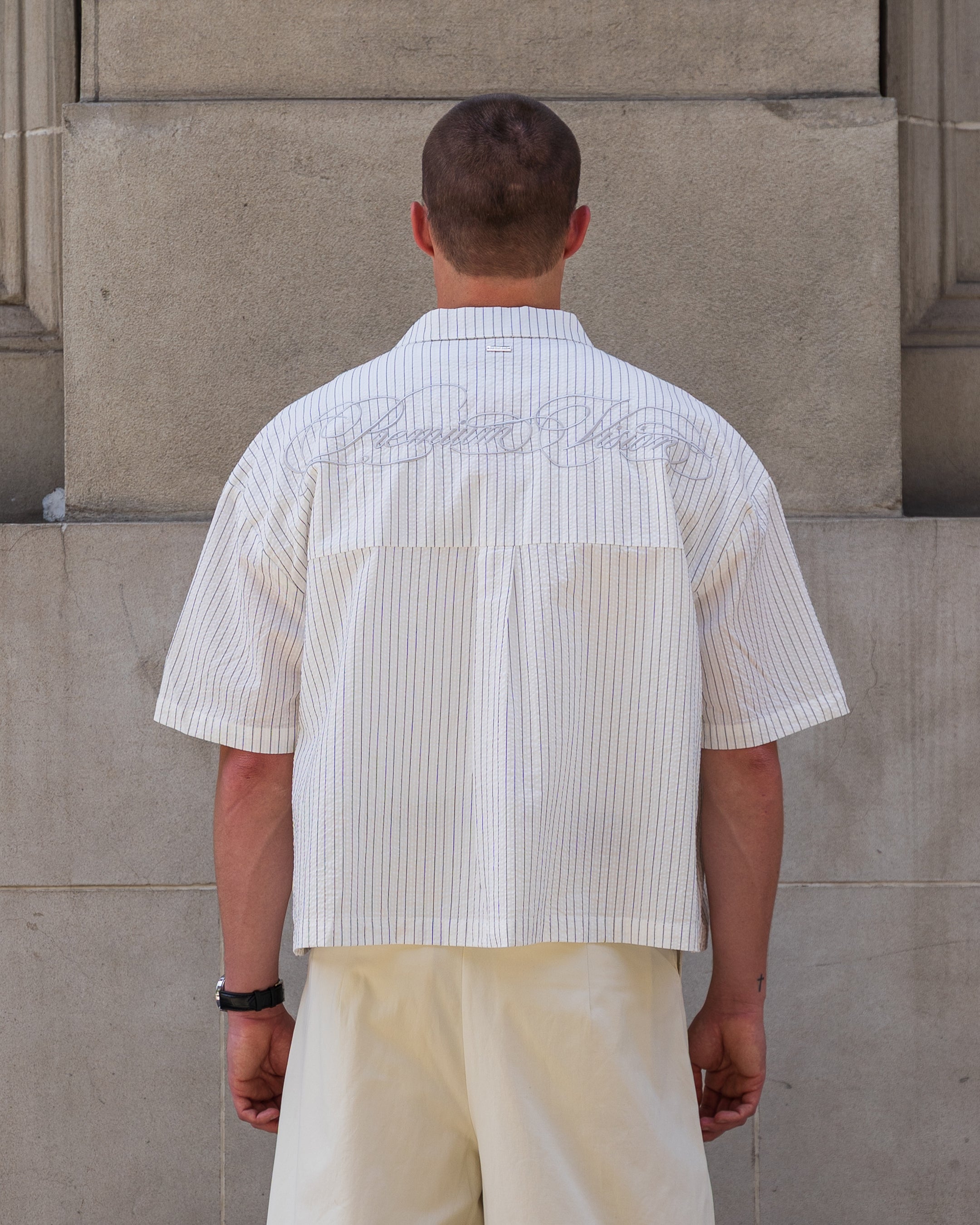 VISION Button-Up Shirt (White)