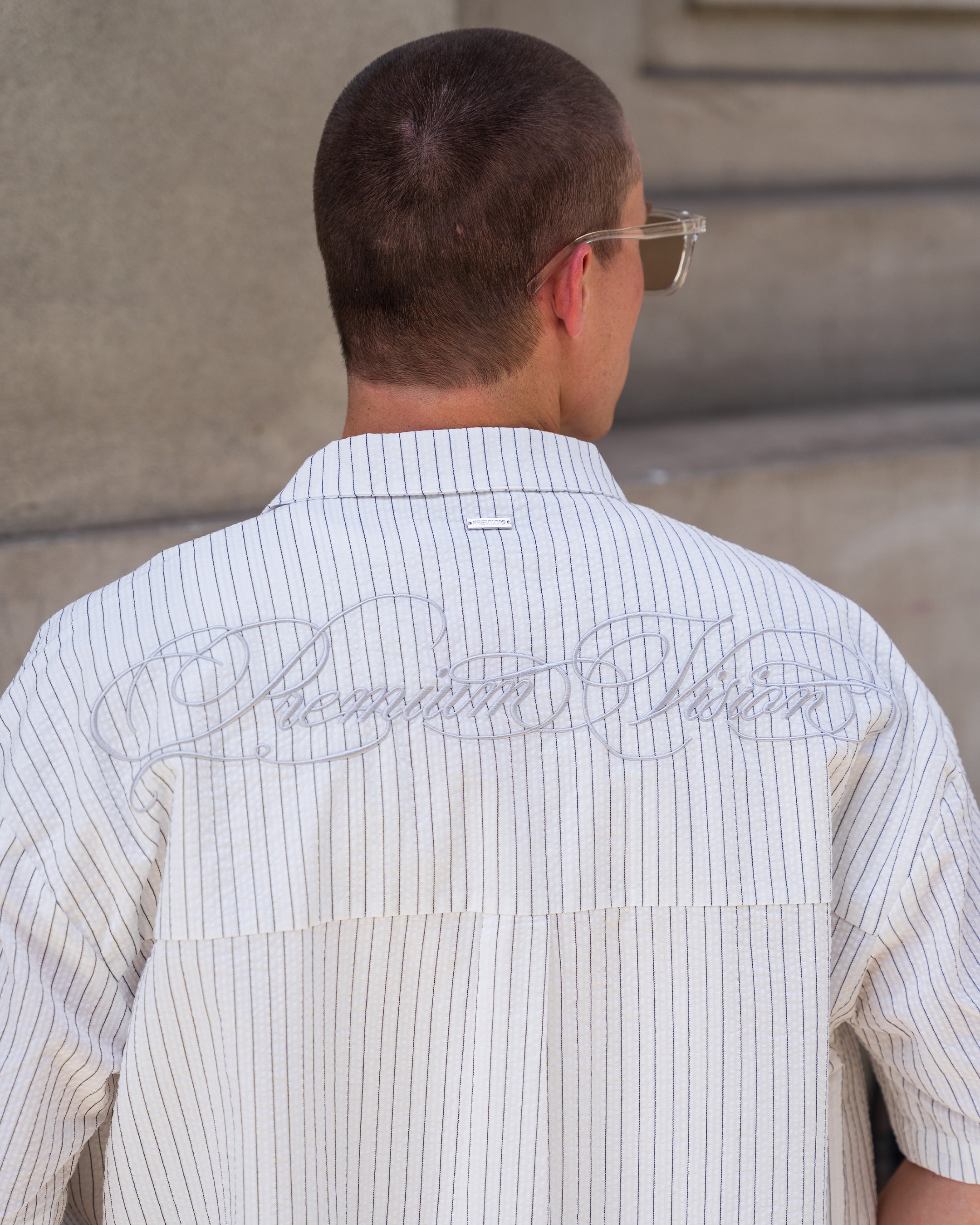 VISION Button-Up Shirt (White)