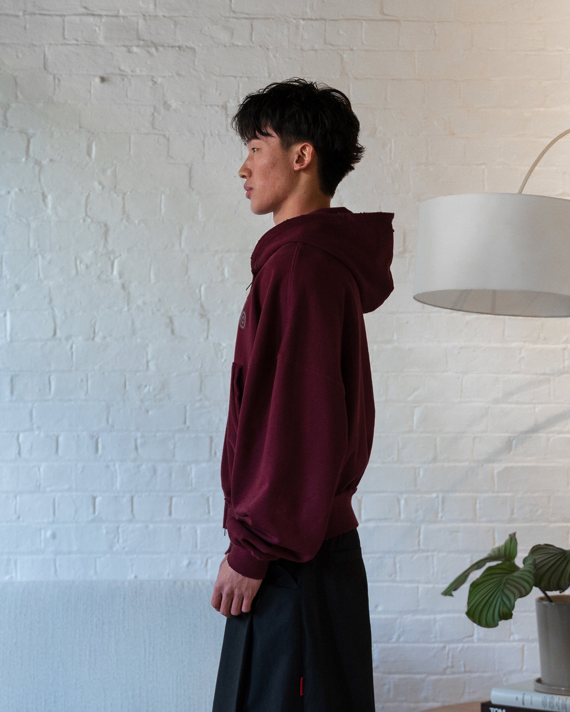 ATHLETICA Dual-Zip Hoodie (Wine)